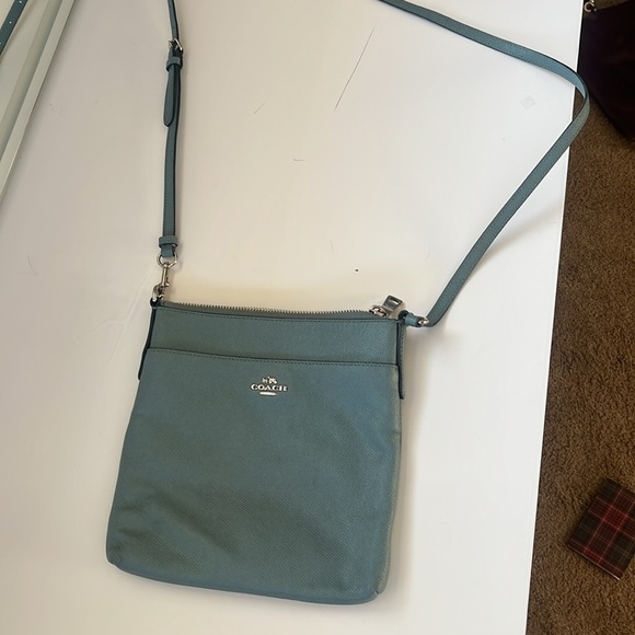 BLUE COACH VINTAGE PURSE - Picture 3 of 6